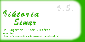 viktoria simar business card